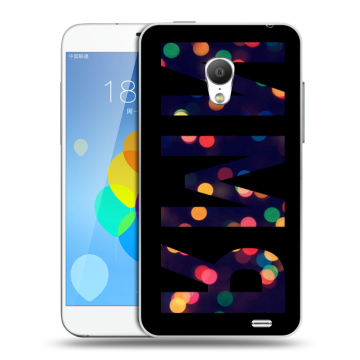 Пластиковый чехол на  Meizu MX3 с принтом ИМЯ