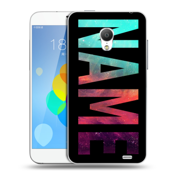 Пластиковый чехол на  Meizu MX3 с принтом NAME