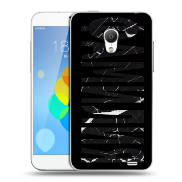 Пластиковый чехол на  Meizu MX3 с принтом ФАМИЛИЯ