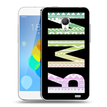 Пластиковый чехол на  Meizu MX3 с принтом ИМЯ