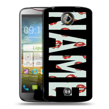 Пластиковый чехол на Acer Liquid S2 с принтом NAME