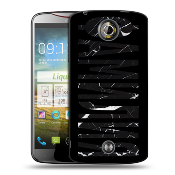 Пластиковый чехол на Acer Liquid S2 с принтом ФАМИЛИЯ