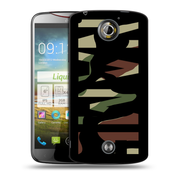 Пластиковый чехол на Acer Liquid S2 с принтом NAME