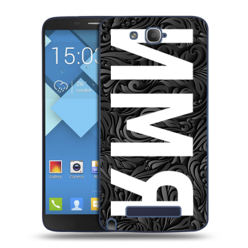 Пластиковый чехол на Alcatel One Touch Hero с принтом ИМЯ