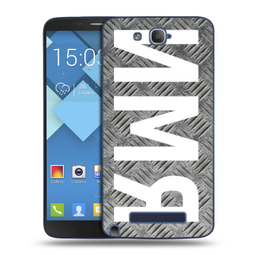 Пластиковый чехол на Alcatel One Touch Hero с принтом ИМЯ