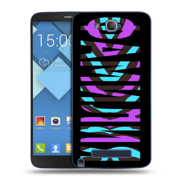 Пластиковый чехол на Alcatel One Touch Hero с принтом ФАМИЛИЯ