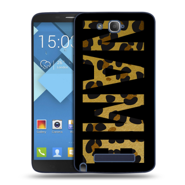 Пластиковый чехол на Alcatel One Touch Hero с принтом NAME