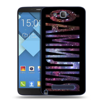 Пластиковый чехол на Alcatel One Touch Hero с принтом ФАМИЛИЯ