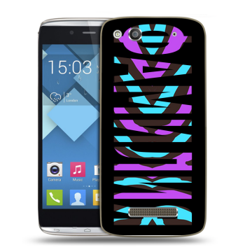 Пластиковый чехол на Alcatel One Touch Idol Alpha с принтом ФАМИЛИЯ