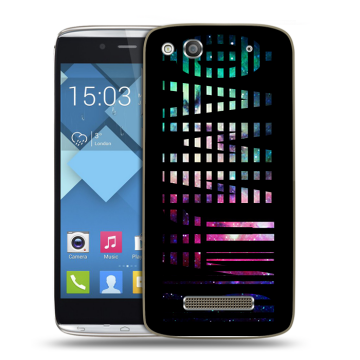 Пластиковый чехол на Alcatel One Touch Idol Alpha с принтом ФАМИЛИЯ