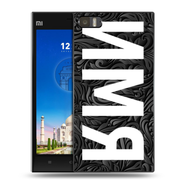 Пластиковый чехол на Xiaomi MI3 с принтом ИМЯ