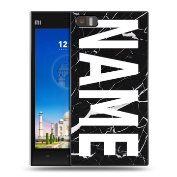 Пластиковый чехол на Xiaomi MI3 с принтом NAME