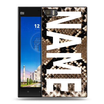 Пластиковый чехол на Xiaomi MI3 с принтом NAME