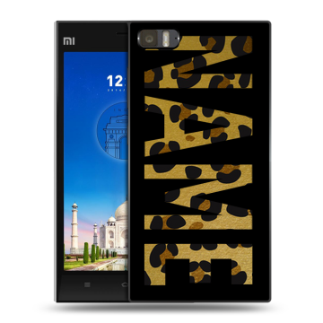 Пластиковый чехол на Xiaomi MI3 с принтом NAME