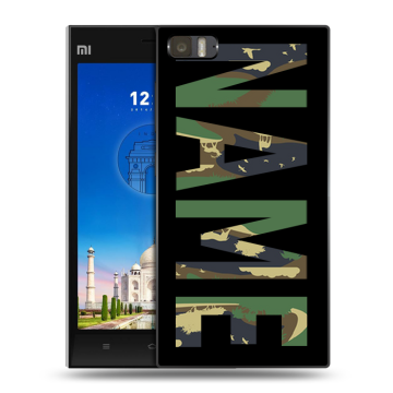 Пластиковый чехол на Xiaomi MI3 с принтом NAME
