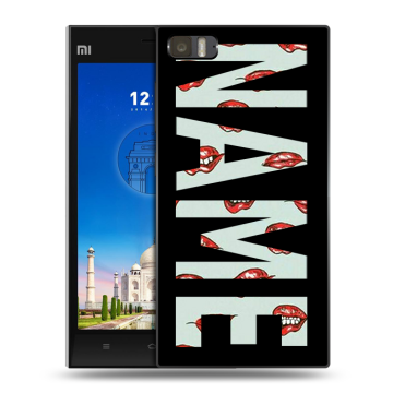Пластиковый чехол на Xiaomi MI3 с принтом NAME