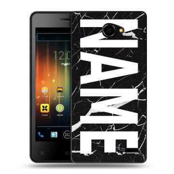 Пластиковый чехол на Fly Iq4403 Energie 3 с принтом NAME