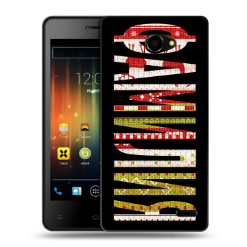 Пластиковый чехол на Fly Iq4403 Energie 3 с принтом ФАМИЛИЯ