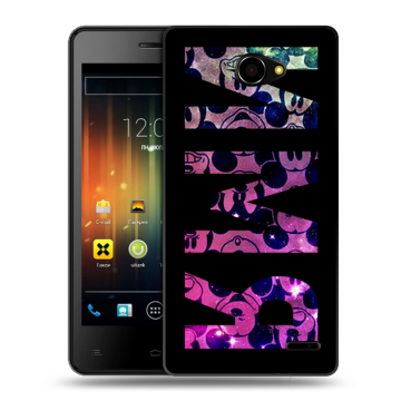 Пластиковый чехол на Fly Iq4403 Energie 3 с принтом ИМЯ