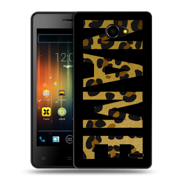 Пластиковый чехол на Fly Iq4403 Energie 3 с принтом NAME