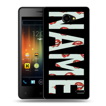 Пластиковый чехол на Fly Iq4403 Energie 3 с принтом NAME