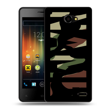 Пластиковый чехол на Fly Iq4403 Energie 3 с принтом NAME