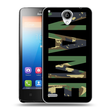Пластиковый чехол на Lenovo S890 с принтом NAME