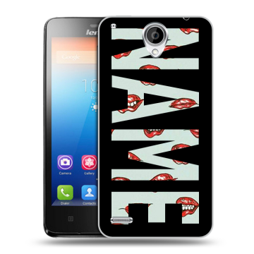 Пластиковый чехол на Lenovo S890 с принтом NAME