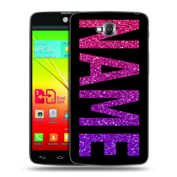 Силиконовый чехол на LG G Pro Lite Dual с принтом NAME