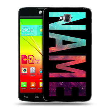 Силиконовый чехол на LG G Pro Lite Dual с принтом NAME