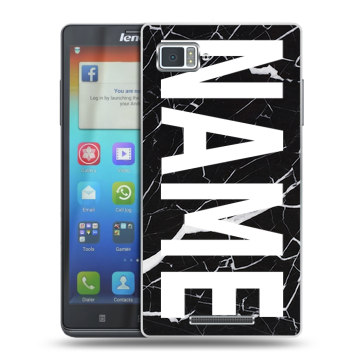 Пластиковый чехол на Lenovo Vibe Z с принтом NAME