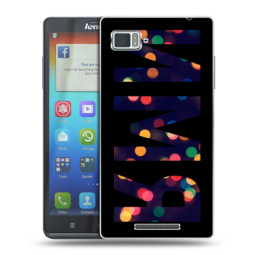 Пластиковый чехол на Lenovo Vibe Z с принтом ИМЯ