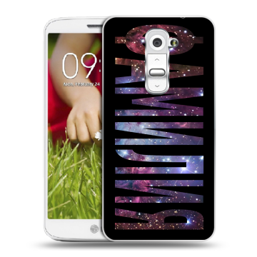 Пластиковый чехол на LG Optimus G2 mini с принтом ФАМИЛИЯ