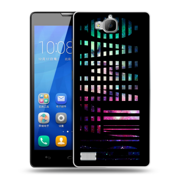 Пластиковый чехол на Huawei Honor 3c с принтом ФАМИЛИЯ