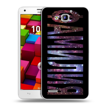 Пластиковый чехол на Huawei Honor 3x с принтом ФАМИЛИЯ