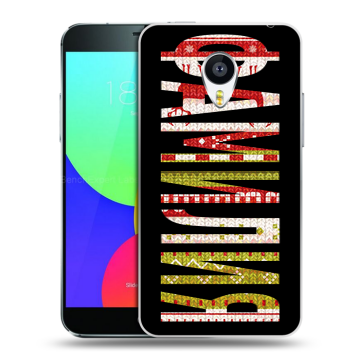 Силиконовый чехол на Meizu MX4 с принтом ФАМИЛИЯ