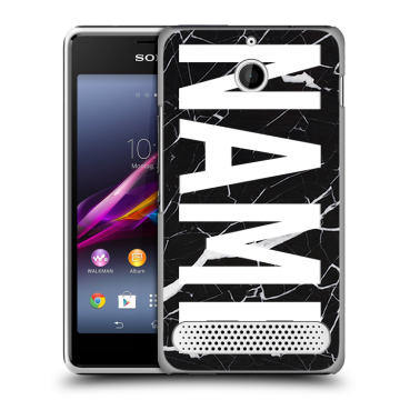 Пластиковый чехол на Sony Xperia E1 с принтом NAME