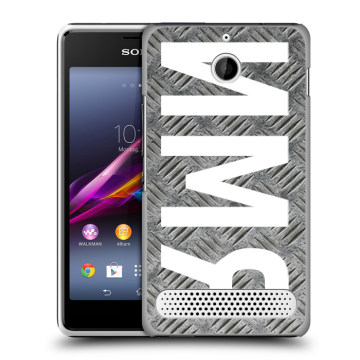 Пластиковый чехол на Sony Xperia E1 с принтом ИМЯ