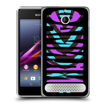 Пластиковый чехол на Sony Xperia E1 с принтом ФАМИЛИЯ