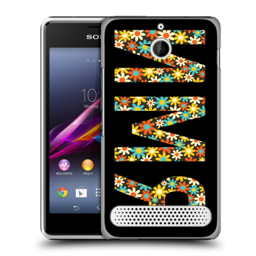 Пластиковый чехол на Sony Xperia E1 с принтом ИМЯ