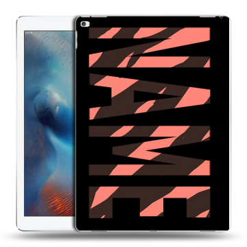 Силиконовый чехол на Ipad Pro с принтом NAME