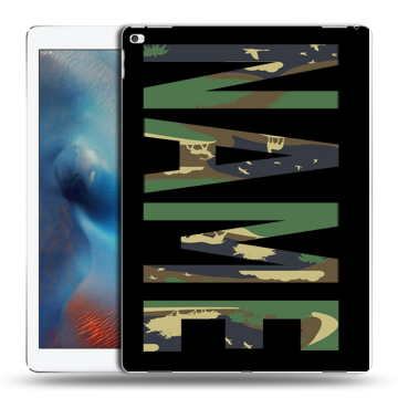 Силиконовый чехол на Ipad Pro с принтом NAME