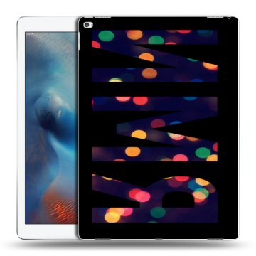 Силиконовый чехол на Ipad Pro с принтом ИМЯ