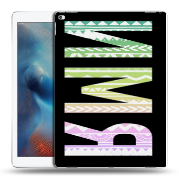 Силиконовый чехол на Ipad Pro с принтом ИМЯ