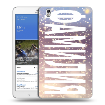 Силиконовый чехол на Samsung Galaxy Tab Pro 8.4 с принтом ФАМИЛИЯ