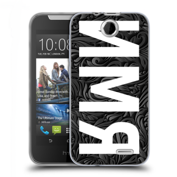 Силиконовый чехол на HTC Desire 310 с принтом ИМЯ