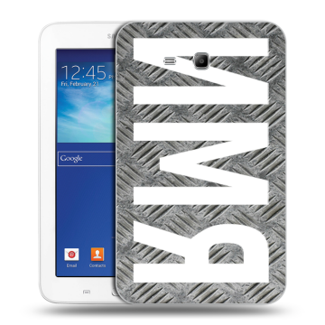 Силиконовый чехол на Samsung Galaxy Tab 3 Lite с принтом ИМЯ