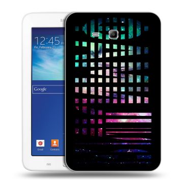 Силиконовый чехол на Samsung Galaxy Tab 3 Lite с принтом ФАМИЛИЯ