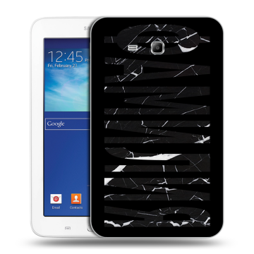 Силиконовый чехол на Samsung Galaxy Tab 3 Lite с принтом ФАМИЛИЯ