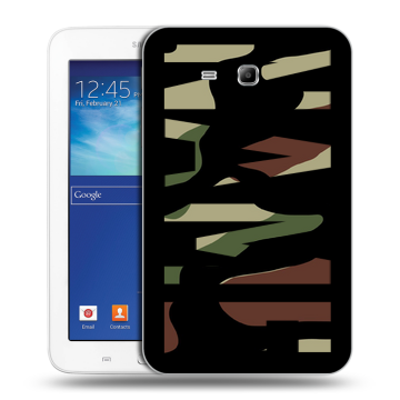 Силиконовый чехол на Samsung Galaxy Tab 3 Lite с принтом NAME